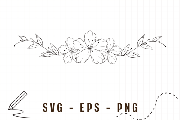Download Floral Line Art Flower Frame - Line art flower Collection