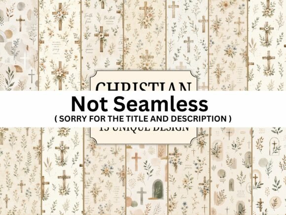 Download Elegant Christian Digital Paper Bundle - Premium Resources