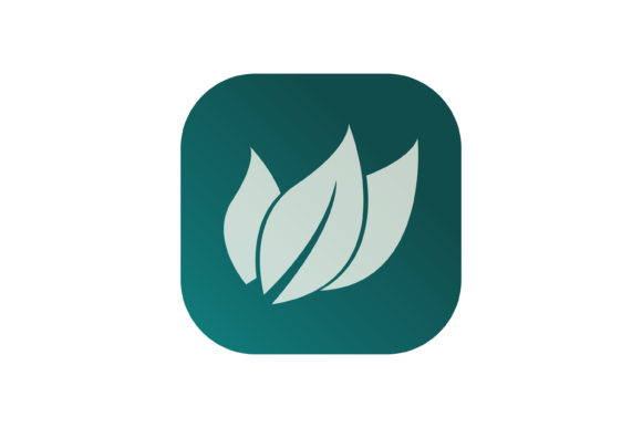 Download Three Simple Leaves Vector Apps Icon - Vector Collection