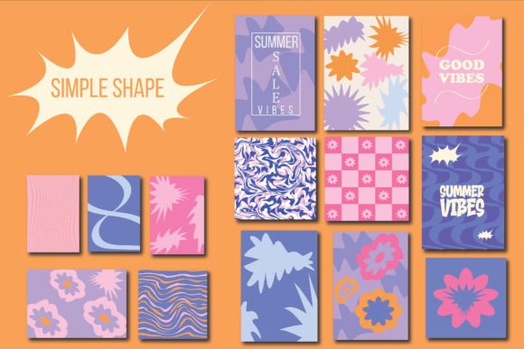 Download Simple Shapes Vector Design Elements - Vector Collection